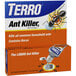 A box of Terro ant killer liquid on a counter.