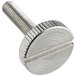 A silver Avantco air duct beam plate bolt with a nut.