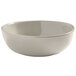 An American Metalcraft Crave white melamine bowl with a small rim.