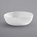 An American Metalcraft Cloud Melamine Bowl on a gray surface.