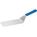 A Dexter-Russell Cool Blue Basics spatula with a blue handle.