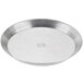 An American Metalcraft heavy weight aluminum pizza pan with a round rim.