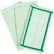 Three green Unger pads with green trim.