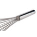 An AllPoints stainless steel conical whisk with a handle.
