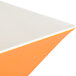 A white and orange GET Keywest melamine bowl on a table.