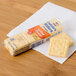 A package of Lance Captain's Wafers Sandwich Crackers on a napkin.