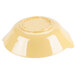 A yellow GET Venetian bowl with a white background.