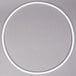 A white circle on a gray surface.