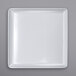 A white square plate.