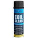 A can of Noble Chemical Tech Line heavy-duty foaming coil and fin cleaner with a blue label.