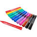 A group of Crayola Take Note Dry Erase markers in different colors.