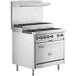 A stainless steel Cooking Performance Group gas range with 6 burners and 1 oven.