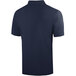 The back of a Henry Segal navy polo shirt with a collar.