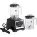 Two AvaMix commercial blenders with Tritan containers on a white background.