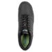 A close-up of a black SR Max Maxton athletic shoe with green accents.