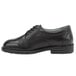 A black SR Max women's soft toe oxford shoe with laces.