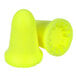 Two yellow E-A-Rsoft FX foam earplugs.