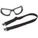 3M Solus 1000 Series safety glasses in black with a strap