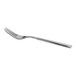 A Fortessa stainless steel cake fork with a silver handle.