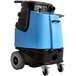 A blue and black Mytee Speedster Deluxe carpet extractor.