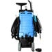 A blue and black Mytee 80-240 Prep Center S all-in-one detail machine with hoses.