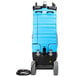 A blue and black Mytee 80-120 Prep Center carpet cleaner with wheels.