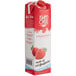 A white and red carton of Island Oasis Strawberry Puree with red text.