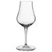 A Luigi Bormioli Vinoteque spirits snifter wine glass with a stem on a white background.