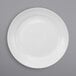 A close up of an International Tableware Bristol porcelain pasta bowl with a white background.