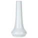 A white CAC porcelain bud vase with a long neck.