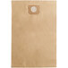 A brown paper bag with a white circle.