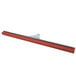 A Unger red squeegee with a metal handle.