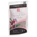 A bag of Wild Hibiscus pyramidal salt flakes with a label showing a flower.