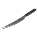 A Crown Verity heavy-duty BBQ / grilling knife with a black handle and silver blade.