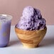 A bowl of purple Taro Snow Ice.