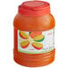A jar of Bossen Mango Fruit Jam with a lid on it.