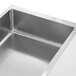 A ServIt stainless steel ice-cooled cold food table with 4 pans on a counter.