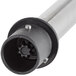 The blending shaft for an AvaMix IB series immersion blender, a metal pipe with a black cap on it.