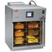 A Hatco Flav-R-Savor heated holding cabinet with food in trays.