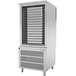 A white Delfield self-contained blast chiller with drawers and a vent.