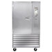 A large stainless steel Traulsen commercial blast chiller with a door open.