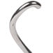 A stainless steel curved spiral dough hook for a Globe SP5 mixer.