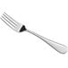 An Acopa Vernon stainless steel dinner fork with a silver handle.