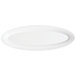A white oval platter.