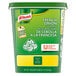 A green and yellow container of Knorr French Onion Soup Mix.