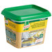 A container of Knorr Ultimate Low Sodium Chicken Bouillon Base with a green lid.