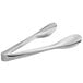 Two Acopa stainless steel tongs with smooth edges.