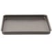 An American Metalcraft hard coat aluminum square pizza pan with a black bottom.