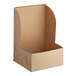 A Baker's Mark kraft cardboard box with the lid open.