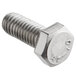 A close-up of a Backyard Pro M6 x 16mm hexagon head bolt on a white background.